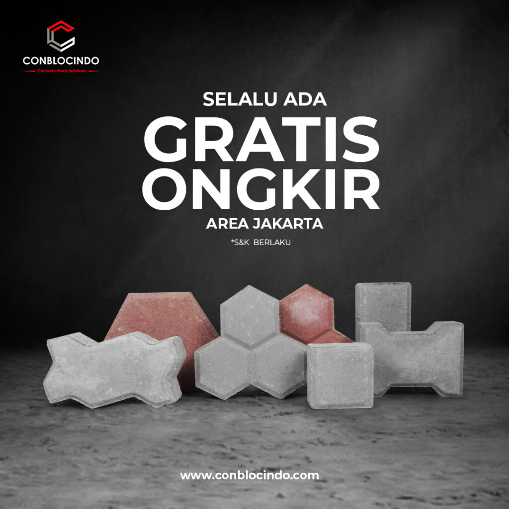 PESAN PAVINGBLOCK GRATIS ONGKIR – Area Jakarta ( S&K Berlaku )
